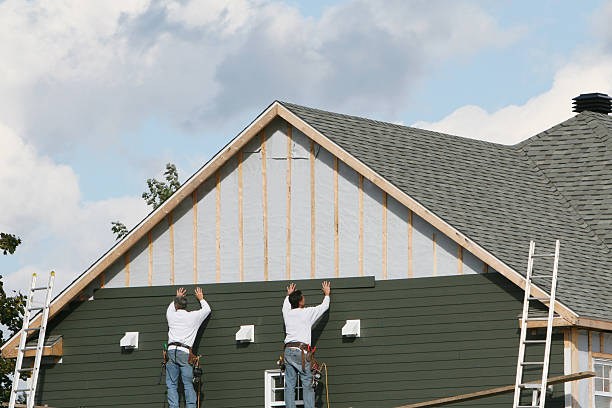 Professional Siding Contractor technician working in Canton, NC
